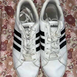 Adidas White and Black Sneakers
